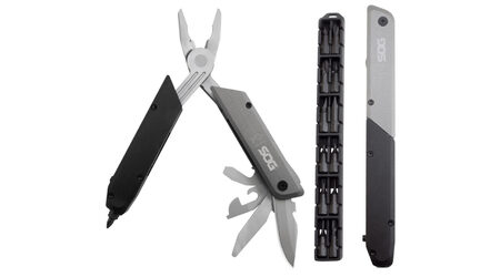 купите Мультитул SOG Baton Q4 / ID1031 (пассатижи, открывашки, напильник, клинок, бит-драйвер) в Перми