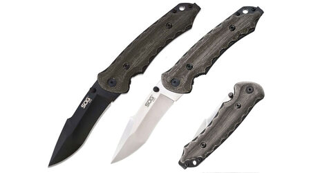 купите Нож складной SOG Kiku Folder Small Satin и Black / KU1001 - KU1002 в Перми