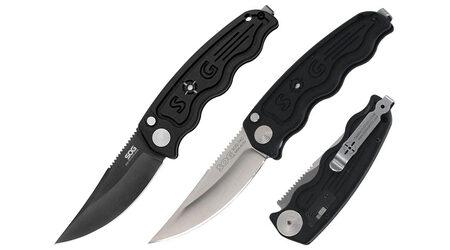 купите Нож автоматический SOG-TAC Mini Auto Satin и Black TiNi / ST10 - ST11 в Перми