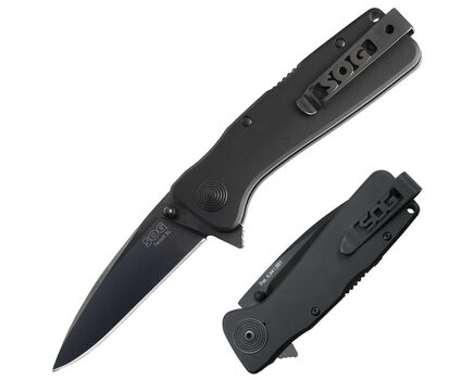 Купите полуавтоматический складной нож SOG Twitch XL Black TiNi TWI21 в Перми в нашем интернет-магазине