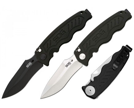 Купите полуавтоматический складной нож SOG Zoom Spring Assisted Satin и Black TiNi (ZM1011 - ZM1012) в Перми в нашем интернет-магазине