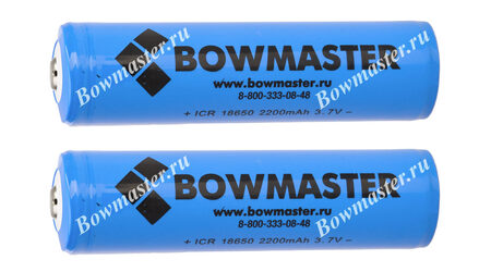 купите Литий-ионный аккумулятор с защитой BowMaster 18650 2400 mAh (2 шт.) в Перми
