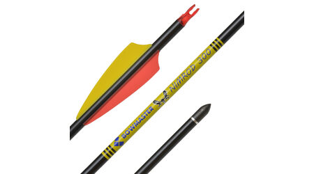 купите Карбоновая стрела для лука Bowmaster Nimrod с оперением Shield 3" (Боумастер Нимрод), упак. 12 шт. в Перми