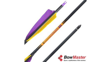 купите Стрела для лука Bowmaster Stinger натуральное оперение 5'' Shield (Боумастер Стингер) в Перми