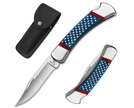 Купите складной нож Buck 110 Stars & Stripes Folding Hunter Limited Edition 0110BLSUSA в Перми в нашем интернет-магазине
