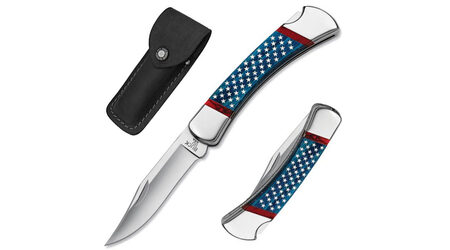 купите Нож складной Buck 110 Stars & Stripes Folding Hunter Limited Edition / 0110BLSUSA в Перми