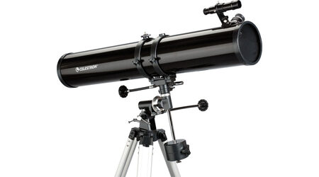 купите Телескоп Celestron PowerSeeker 114 EQ (рефлектор Ньютона, 114мм, F=900мм, 1:7.8) на экваториальной монтировке в Перми