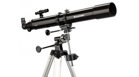 купите Телескоп Celestron PowerSeeker 80 EQ (рефрактор, 80мм, F=900мм, 1:11) на экваториальной монтировке в Перми