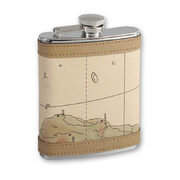 Фляга походная для спиртного "Карта" S.Quire TB08-3221PU 0.24 л