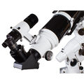 Телескоп Sky-Watcher BK 1201EQ5: диагональное зеркало, окуляр и искатель, установленные на телескоп