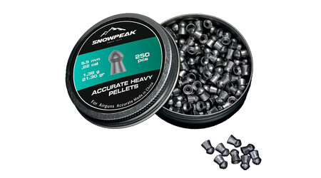 купите Свинцовые пульки для пневматики SnowPeak Accurate Heavy калибр 5.5 мм в Перми