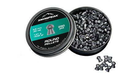 купите Свинцовые пульки для пневматики SnowPeak Round калибр 5.5 мм в Перми