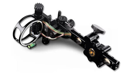 купите Прицел для блочного лука TP7570 черный (5 пинов, 0.019", микрорегулировка, подсветка) в Перми